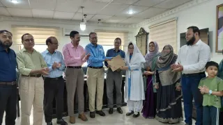 চট্টগ্রাম বোর্ডে তৃতীয় নুসায়বাকে সিডিএ চেয়ারম্যানের সংবর্ধনা