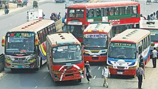 ডিজেলের দাম বাড়ায় বাসের ভাড়া কিলোমিটারে বাড়ছে ১৭ পয়সা