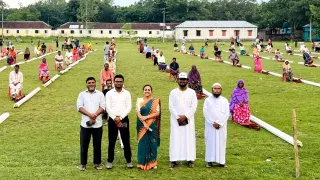 নীলফামারীতে সুবিধাবঞ্চিত ১০০ পরিবারের মাঝে টিউবওয়েল বিতরণ