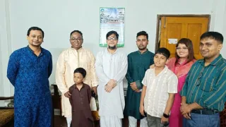 আহলা দরবার শরীফ পরিদর্শনে প্রশাসনের বিশিষ্ট ব্যক্তিবর্গ