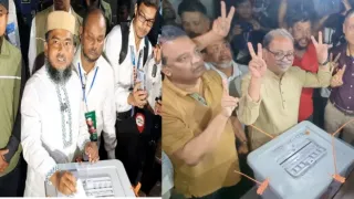ঠাকুরগাঁও-১ উপনির্বাচন : ভোট দিলেন জামায়াত ও বিএনপির প্রার্থী