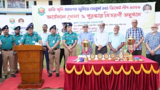 রাফি স্মৃতি অনূর্ধ্ব-১৮ ক্রিকেট লীগে চ্যাম্পিয়ন বাদশা মিয়া একাদশ