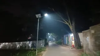 সোলার লাইটে বদলে গেল আনোয়ারার দুই গ্রামের রাতের চিত্র